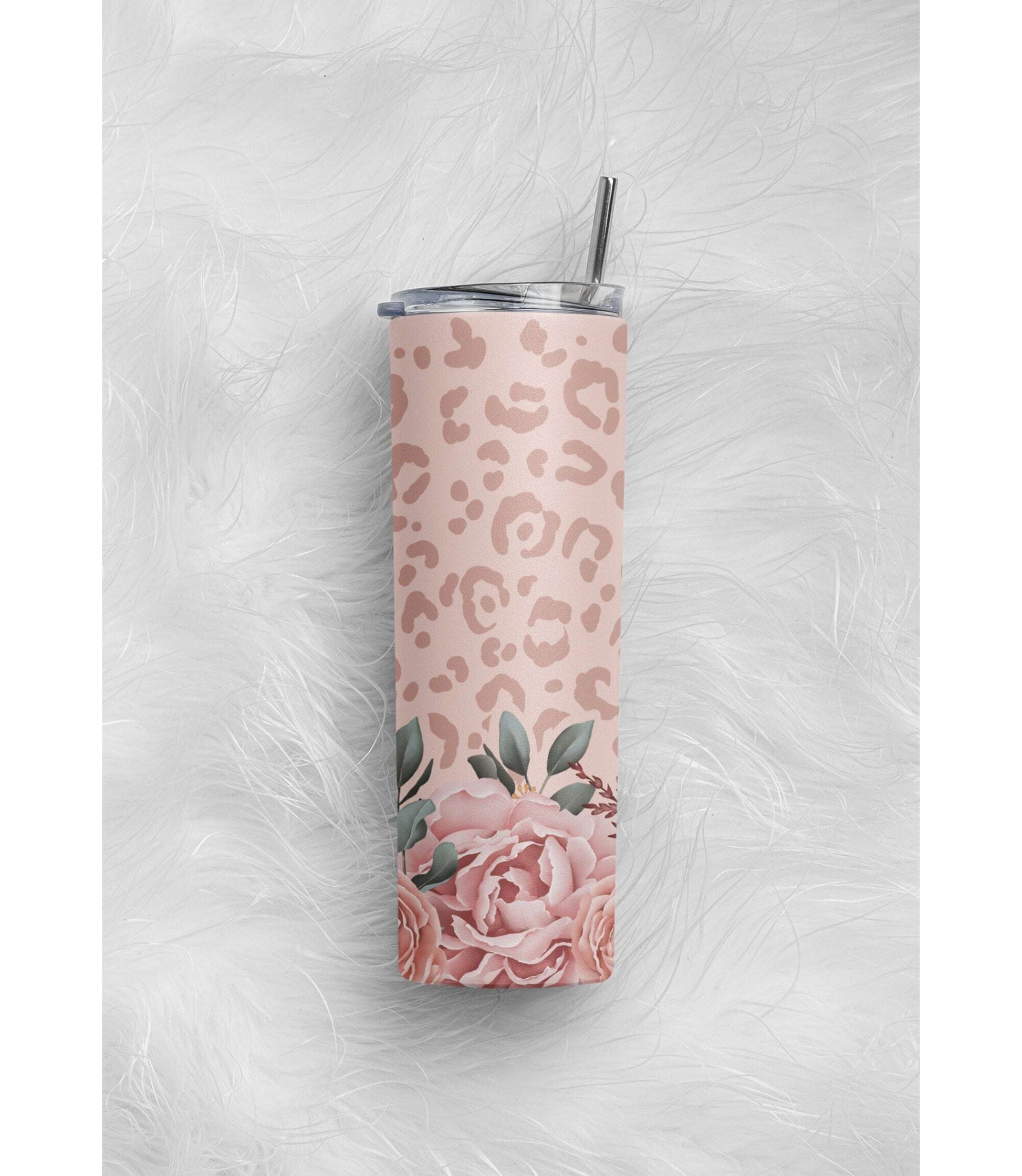 Blush Leopard Pattern Tumbler 25