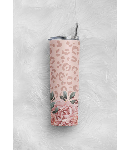 Blush Leopard Pattern Tumbler 25