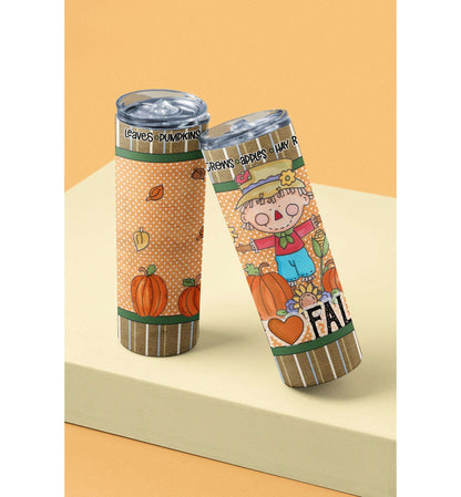 I Love Fall Most of All Skinny Tumbler Skinny Tumblers 25