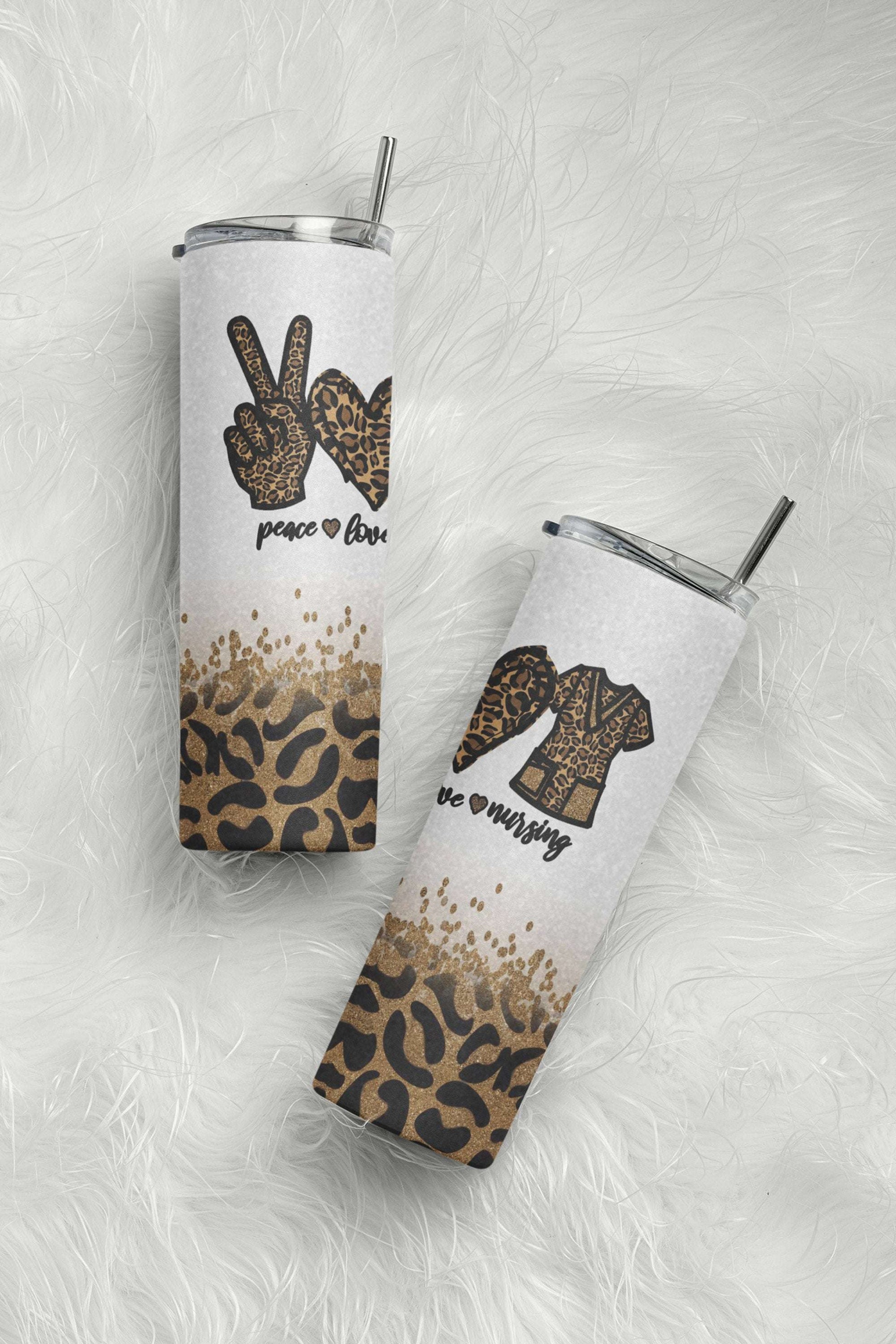 Peace Love and Nursing Tumbler Skinny Tumblers 25